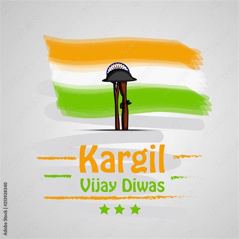 Illustration Of Kargil Vijay Diwas Background Kargil Vijay Diwas Is A Victory Day For Indian