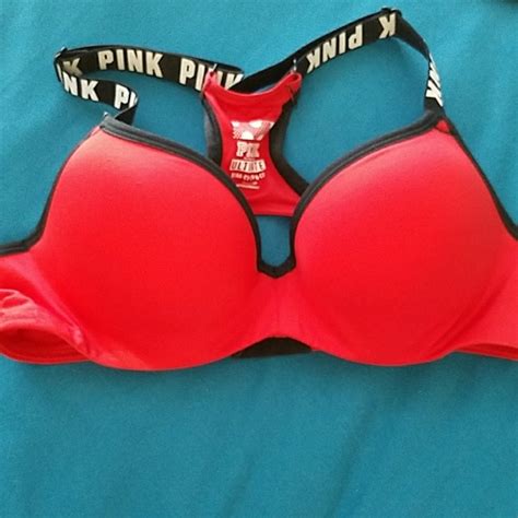 Pink Victoria S Secret Tops Ultimate Racerback Pushup Bra Poshmark