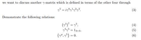 Solved Problem 1) Gamma-matrices: The properties of gamma | Chegg.com