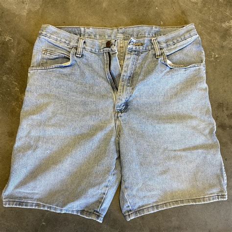 Wrangler Jorts Size 34 Inseam 8 By Purchasing You Depop