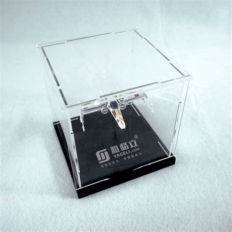 China Manufacturer Custom Clear Acrylic Model Plane Display Case X Wing Star Fighter Model Kit