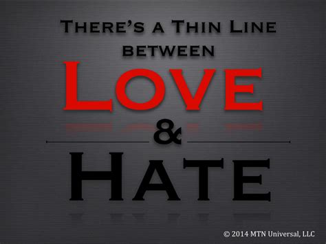 There’s a Thin Line Between Love and Hate — MTN Universal