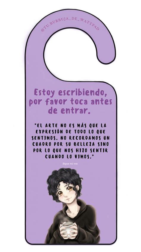 Sigue Mi Voz Door Hanger Frases Para Libros Frases Bonitas De