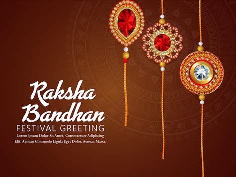 Fondo Feliz Festival Indio Raksha Bandhan Con Ilustraci N Creativa