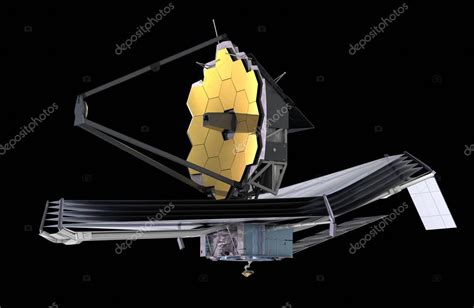 El Telescopio Espacial James Webb Jwst O Webb Ilustración 3d