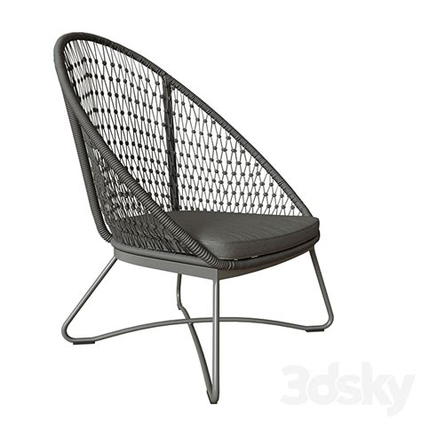 Niehoff Garden Kuta Lounge Chair Arm Chair 3D Model