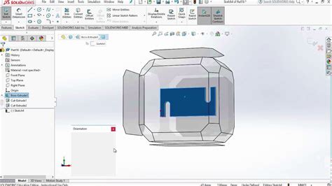 Solidworks Tutorial Sketch Extrude Exercise 3 YouTube