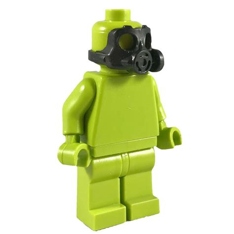 Minifig Gas Mask Black | Brick Forces