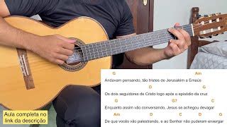 OS DISCÍPULOS DE EMAÚS canto de comunhão PÁSCOA TOCANDO A MÚSICA