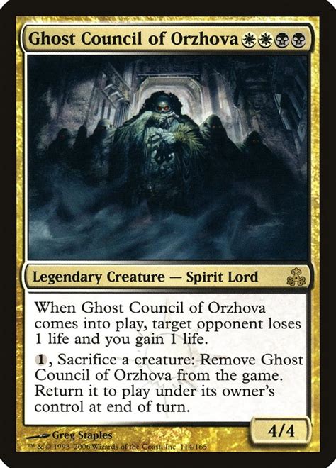 Ghost Council Of Orzhova Guildpact Magic The Gathering