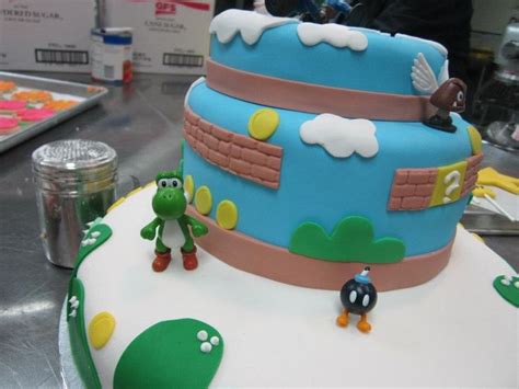 Mario And Luigi Themed Cake