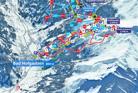 Bad Hofgastein Ski Map Ontheworldmap