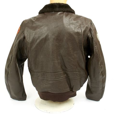 Original USMC Pilot Type G-1 Leather Flight Jacket- Vietnam War Era (Size 42) – International ...