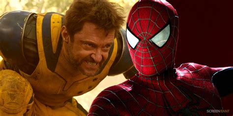 Wolverine De Hugh Jackman Lucha Contra Spider Man De Tobey Maguire En