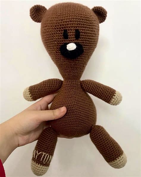 Pattern Only Mr Bean Crochet Teddy Amigurumi Etsy