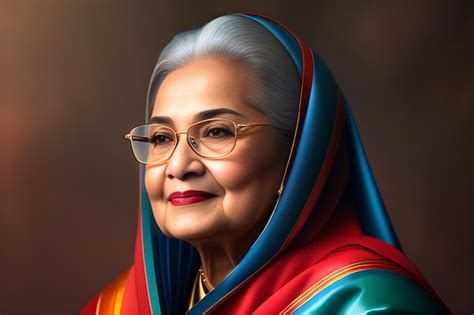 Premium Photo Sheikh Hasina Prime Minister Of Bangladesh