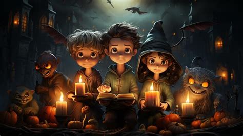 Premium AI Image | Halloween hocus pocus illustration