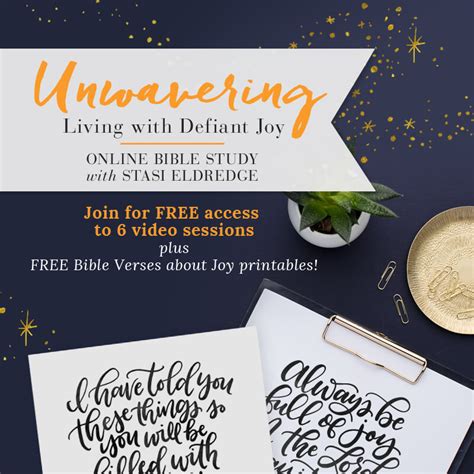 Unwavering Living With Defiant Joy Online Bible Study With Stasi