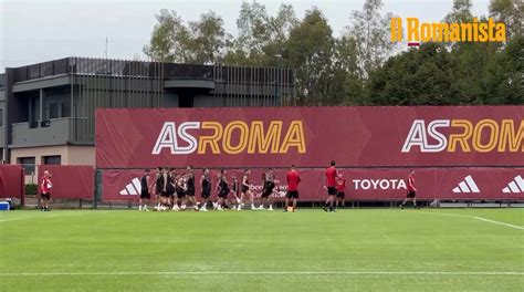 Video Rifinitura In Corso A Trigoria Prima Della Partenza Per Tiraspol