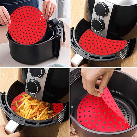 Protetor De Silicone Para Air Fryer Fritadeira Redondo 19cm Shopee Brasil