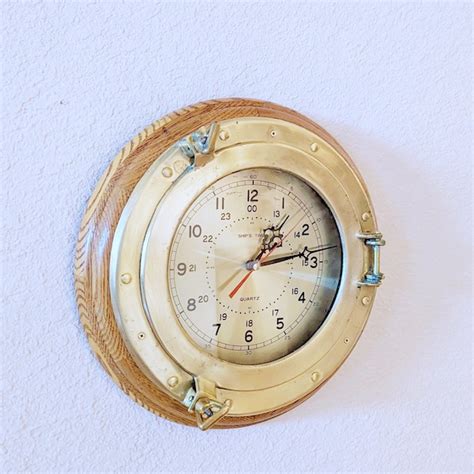 Porthole Clock Etsy