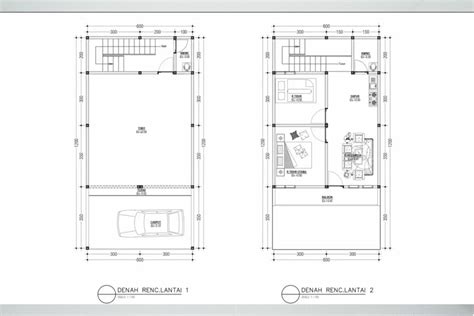 22 Contoh Denah Ruko Ada 1 Lantai 5x10 Hingga 4 Lantai