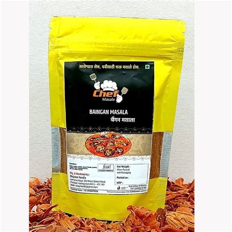 Chef Masale Spicy 100g Baingan Masala Powder Packaging Type Packet At Rs 110 Pack In Ellora