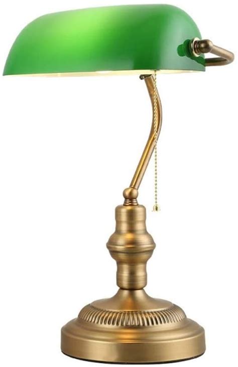 Barcelonaled Lampe De Table Et De Bureau Style Banquier Vintage R Tro