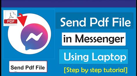 How To Send Pdf File In Messenger Using Laptop YouTube