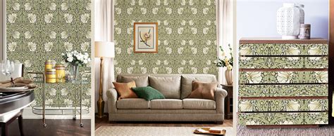 Haokhome Vintage Floral Wallpaper Peel And Stick Botanical Sage Green