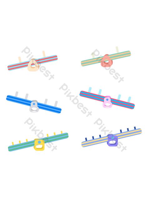 Cartoon Vector Drawing Children Seesaw PNG Images | AI Free Download - Pikbest