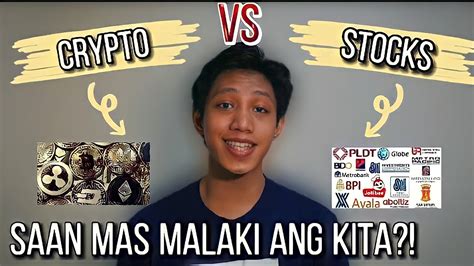 Cryptocurrency Vs Stock Market Saan Mas MALAKI Ang KITA YouTube