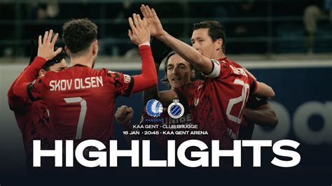 HIGHLIGHTS KAA GENT CLUB BRUGGE CROKY CUP 23 24 YouTube