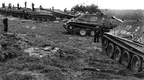 Jagdpanther S H Pz Jg Abt During Training Sessions October