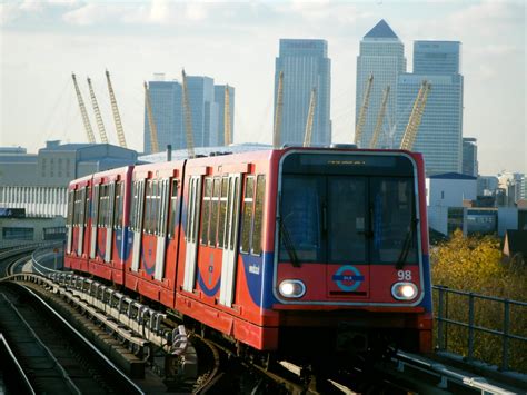 Moss Travel Photography Docklands Light Railway London England