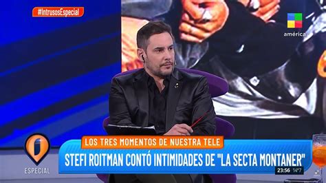 Stefi Roitman contó intimidades de los Montaner