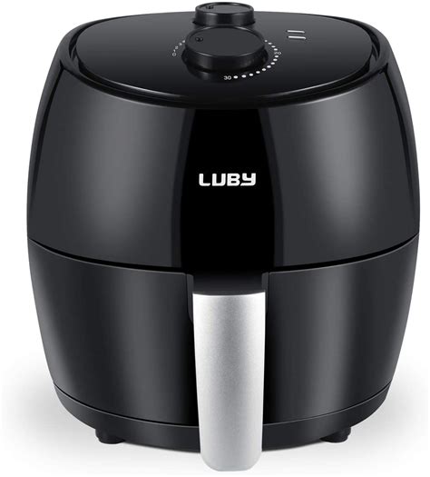 Luby Kaf1300b1 Air Fryer 32qt 1300 Watt With Timer And Temperature Control Black Air Fryer