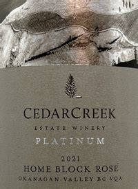 Cedarcreek Platinum Home Block Ros Tasting Note Gismondi On Wine