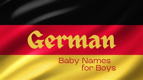 German Baby Names for Boys | MomsWhoThink.com