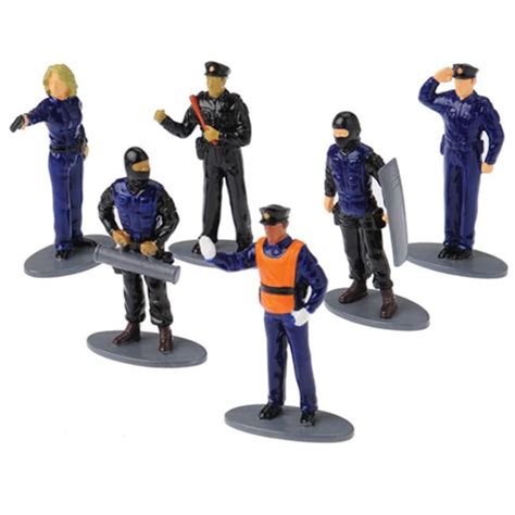 Us Toy Company 2454 Police Figures Pack Of 12