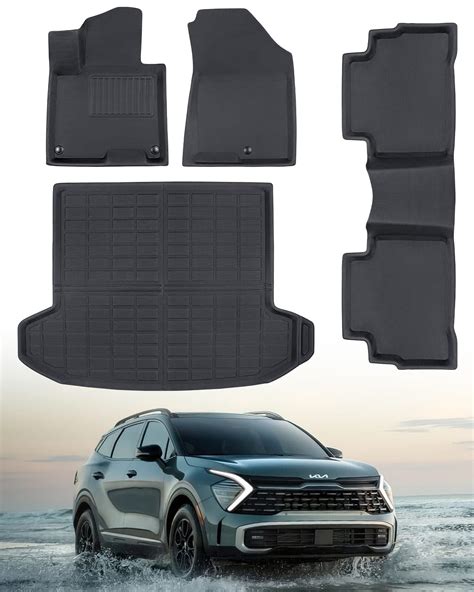 Buy For Kia Sportage Floor Mats 2023 2024 All Weather Rubber For Kia