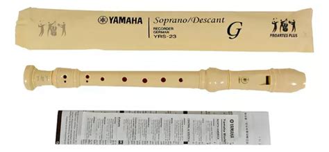 Flauta Dulce Soprano Yamaha Yrs Beige Yrs Color Beige Cuotas