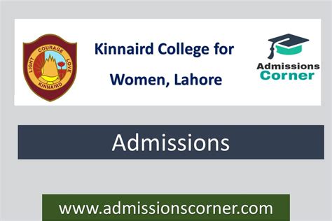 Kinnaird College for Women Admissions Spring 2025 - Admissions Corner