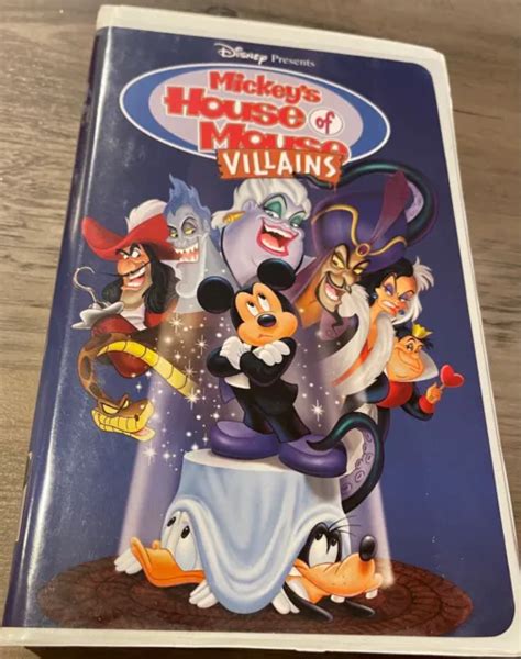 DISNEY S MICKEY S HOUSE Of Mouse Villains 2002 VHS Video Tape 20 72