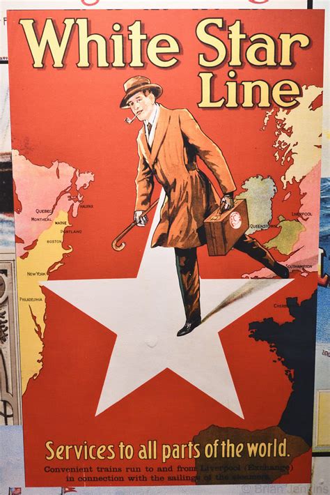 White Star Line Poster Titanic Museum Titanic Quarter Be Flickr