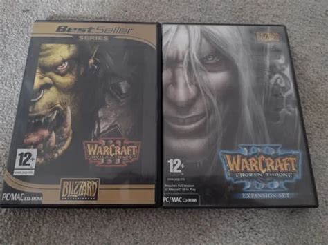 Warcraft 3 Iii Reign Of Chaos And Frozen Throne Expansion Set Pc And Mac Cd 2003 £9 99 Picclick Uk