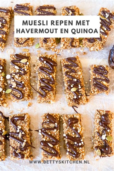 Muesli Repen Met Havermout Quinoa En Chocolade Recept Betty