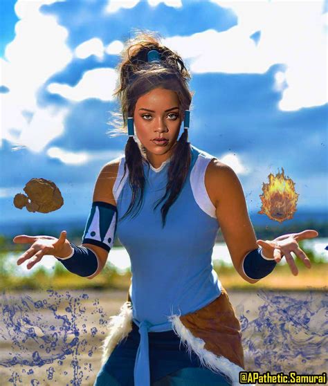 Rihanna As Korra Legend Of Korra Face Swap On Behance