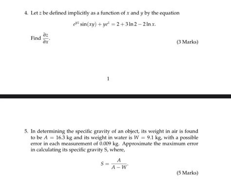 Solved Let Z Be Defined Implicitly As A Function Of X And Chegg