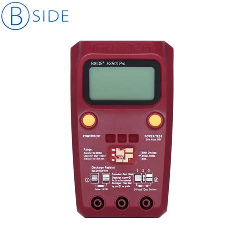 Bside Transistor Digital Esr Pro Probador De Componentes Smd Diodo